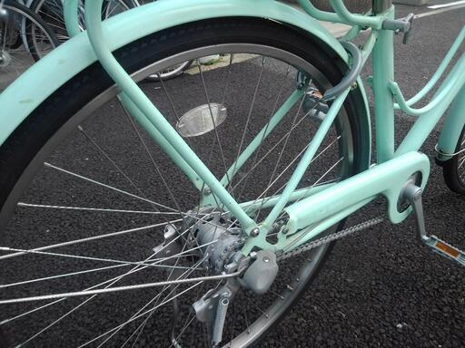 中古自転車3286 前後タイヤ新品！ブリヂストン カジュナST CS63T