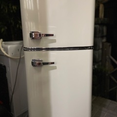 レトロ調 冷蔵庫 2022年製造