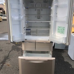 NO 549 🌈福岡市内配送設置無料✨🌈  MITSUBISHI(三菱)の465L 6ドア冷蔵庫 MR-E47S-F1