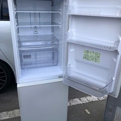 NO 538 🌈福岡市内配送設置無料✨🌈　シャープ SHARP 冷蔵庫 （271L・右開き） 2ドア ホワイト系 SJ-PD27B-W