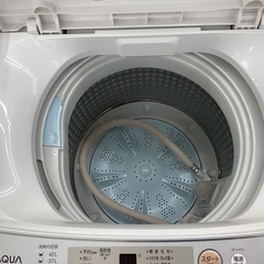 【安心6か月保証付き】AQUA　4.5kg全自動洗濯機　AQW-S45H　2020年製