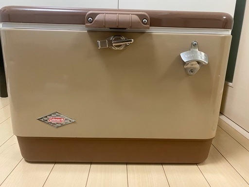 コールマン　スチールベルトクーラー　バターナッツ　54QT クーラーボックス