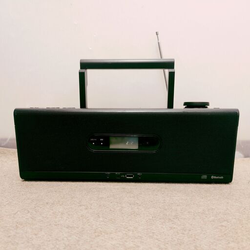 JVC CDポータブルシステム RD-W1-B 2020年製