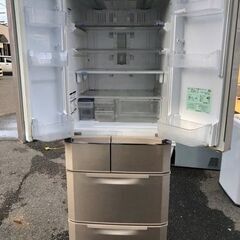 NO 549 ★福岡市内配送設置無料★MITSUBISHI(三菱)の465L 6ドア冷蔵庫 MR-E47S-F1