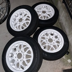 スパルコ 13インチ pcd110/114.3 ホイールのみ 4本セット