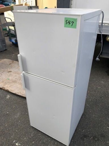 NO 547 ★福岡市内配送設置無料★　無印良品(ムジルシリョウヒン) / 冷蔵庫・冷凍庫 AMJ-14D-1 137L