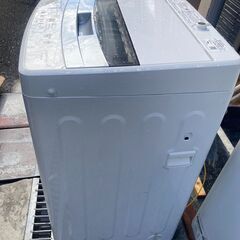 ☆中古￥10,800！AQUA 5.0kg洗濯機 家電 2020年製 AQW-S50HBK型 幅