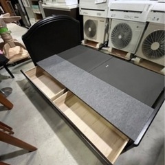 ☆人気のシモンズ☆ 激安セミダブルベッド フレーム＆マットレス