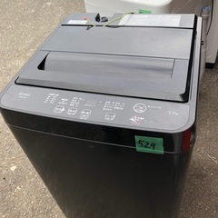 NO 529 🌈福岡市内配送設置無料✨🌈  2023年式　RORO YWMT55LK 全自動縦型洗濯機 RORO 容量 5.5kg