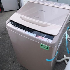 NO 533 🌈福岡市内配送設置無料✨🌈  BWKSV100BN 洗濯機 10.0kg HITACHI 日立 BW-KSV100B