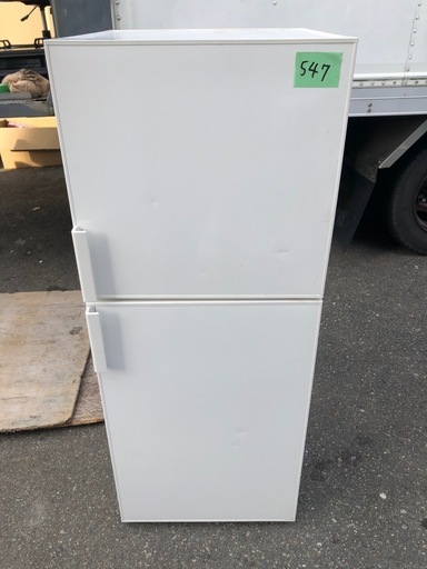中古 希少 137L 2ドア冷蔵庫 人気の無印良品 AMJ-14D-1 2014年製 自動霜取ファン式 ホワイト 一人暮らし 単身用  6ヶ月保証付き-COSMO SPACE online