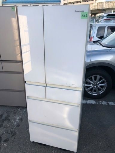 NO 552 ★福岡市内配送設置無料★　パナソニック パナソニック パーシャル搭載冷蔵庫 NR-SPF453X-W 450L
