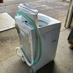 K 【直接引取】2019年製 東芝電気洗濯機 AW-5G6 中古品 クリーニング済み 全自動洗濯機