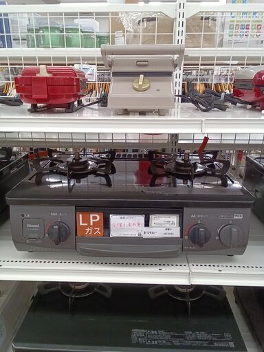 ★ジモティ割あり★ Rinnai ガステーブル LPガス 19 動作確認／クリーニング済み MT2549
