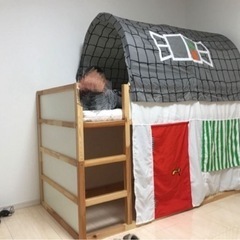 IKEA社製品 KURA/キューラ：リバーシブルベッド/ ベッドベース