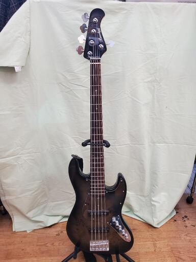 B489 Bacchus エレキベース　5弦　WJB5-BP/ACT 動作OK