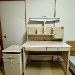 子供用　勉強机　収納　セット
