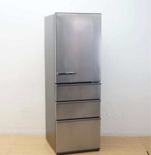 【アクア】4ドア 冷凍冷蔵庫 375L AQR-SV38J (S) 2020年 チタニウムシルバー 旬鮮チルド クイック冷凍 自動製氷