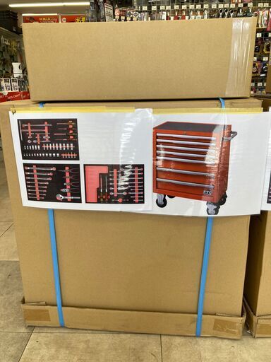 ネプロス NTX10770WH キャビネット＋ツール【77点セット】未使用品工具セット！80.5x78x53.5cm:95Kg