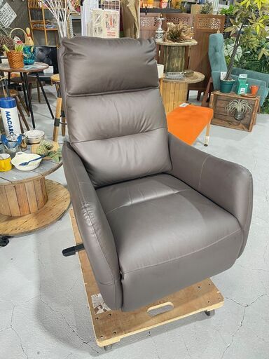 ★NITORI ニトリ★ 電動リクライニングソファ LE01 ダークブラウン 2モーター式 USBポート付 回転式 福島 郡山市