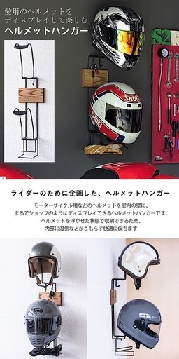 石膏ボード取り付け可能なヘルメットハンガー