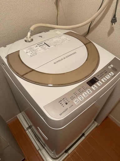 シャープ製洗濯機 7kg
