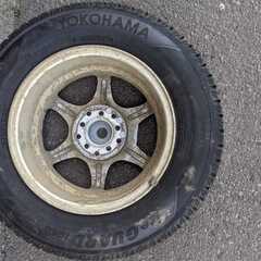 M+S 185/70R14 ECO Yokohama ice guard 4本 7分山