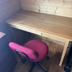 無印良品　学習机&椅子のセット
