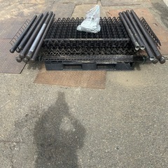 M ストレートブラックホワイトneedles トラックパンツ