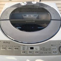 ☆洗濯機　SHARP   ES-GV8C   8.0kg   2018年製