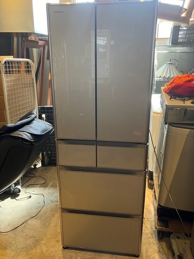 日立　ノンフロン冷凍冷蔵庫　R-XG43J（XN）　2019年製　430L