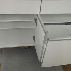 R066 最高級 古賀家具 大型キッチンボード、食器棚、幅174cm Used・キレイ