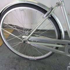 Ｄ806★限定特価　整備済み★ブリヂストンスーパーライト★中古自転車 【26インチ　シルバー　軽量アルミフレーム】