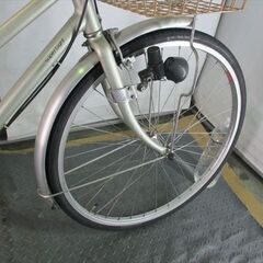 Ｄ806★限定特価　整備済み★ブリヂストンスーパーライト★中古自転車 【26インチ　シルバー　軽量アルミフレーム】