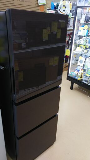 ★ジモティー割有★　３ﾄﾞｱ冷蔵庫　ハイセンス　HR-G2801BR　282L　2021年製　IKD-518
