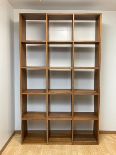 無印良品　スタッキングシェルフ　5段・3列