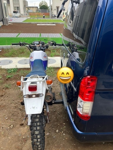 バイクを車に牽引するキット　ヒッチ差し込み