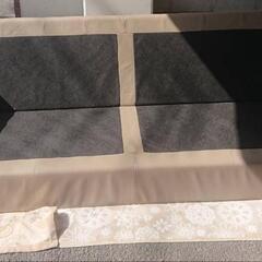 ★【イケア】２人掛けソファー　本革　幅約190cm 