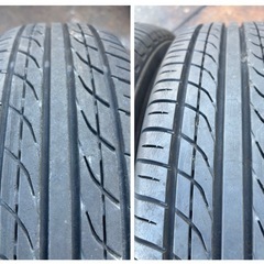 
中古　155/65r14 タイヤ・アルミ　セット