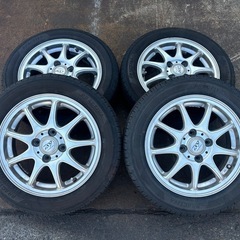 
中古　155/65r14 タイヤ・アルミ　セット