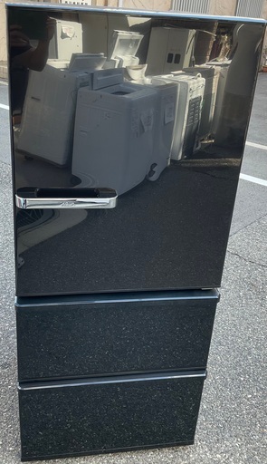 【RKGRE-396】特価！AQUA アクア/272L 3ドア冷凍冷蔵庫/AQR-SV27H(K)/中古品/2019製/当社より近隣無料配達！
