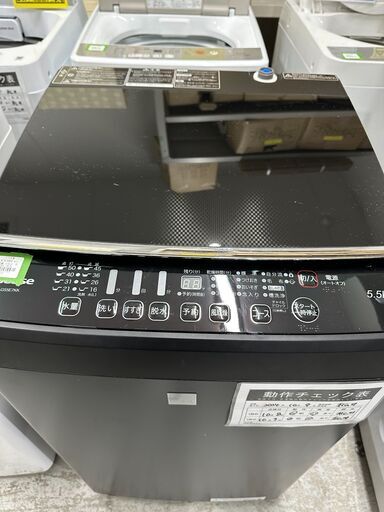 ジモティ来店特価!!　洗濯機　ハイセンス　HW-G55E7KK　2019　　J-10102