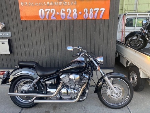 ★495000円 ドラッグスター250 セル1 実働車　ヤマハ　ドラスタ ドラッグスター　VG02J アメリカン　ヤマハ