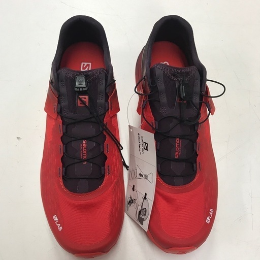 スニーカー　Salomon LAB ULTRA2 靴　ファッション　おしゃれ　かわいい　赤　貝塚　二色浜　ジャングルジャングル