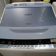 配送可【日立】7K洗濯機★2017年製　分解クリーニング済/6ヶ月保証付　管理番号11010
