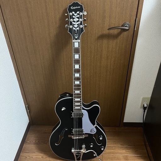 Epiphone swingster Black Aged Gloss フルアコ エレキギター
