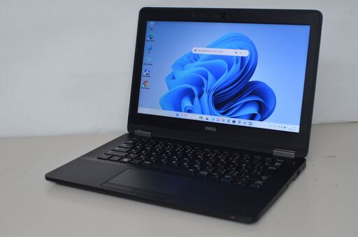 中古良品ノートパソコン DELL Latitude E7270 Windows11 爆速SSD256GB core i5-6200U/メモリ4GB/12.5インチ/無線内蔵/webカメラ搭載