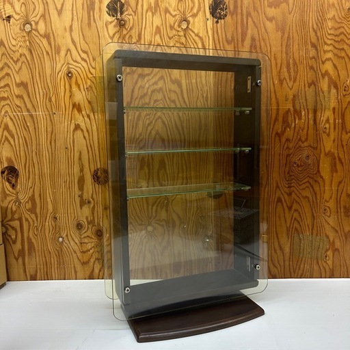k1010611 カルトーネ G-B 塩川光明堂 コレクションケース DB 木製 ガラス ディスプレイ ショーケース 什器 飾り棚 可動ガラス棚 インテリア 中古 現状品