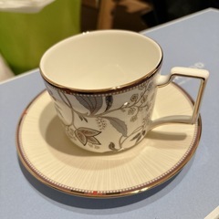 【新品未使用・廃盤品】 【6客wedgewood 】 パシュミナ　カップ&ソーサー　 パシュミナシリーズ　
