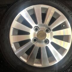 【TOYO OBSERVE GIZ2 155/65R14】スタッドレス【スバル ステラ 純正ホイール 14インチ 4.5J4HPCD100+45】20～21年製　(KTM154)